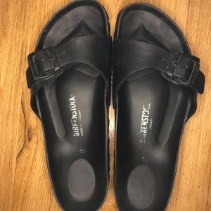 Black Birkenstock sandals